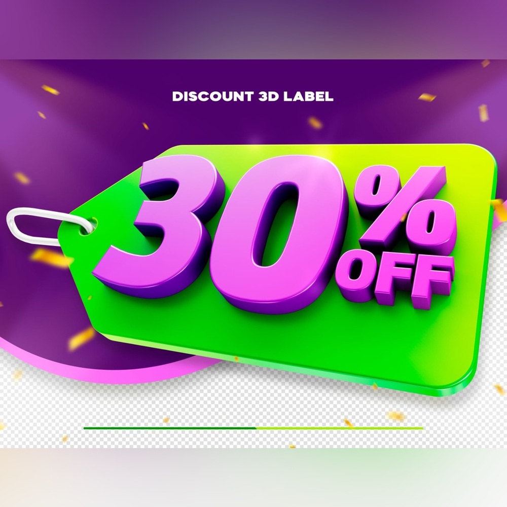 30%. OFF